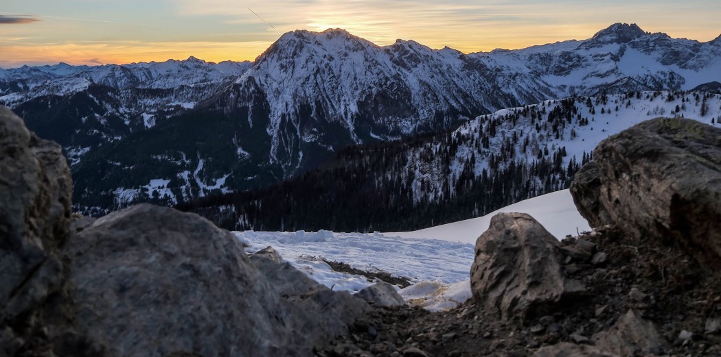 Sonnenaufgang im Winter